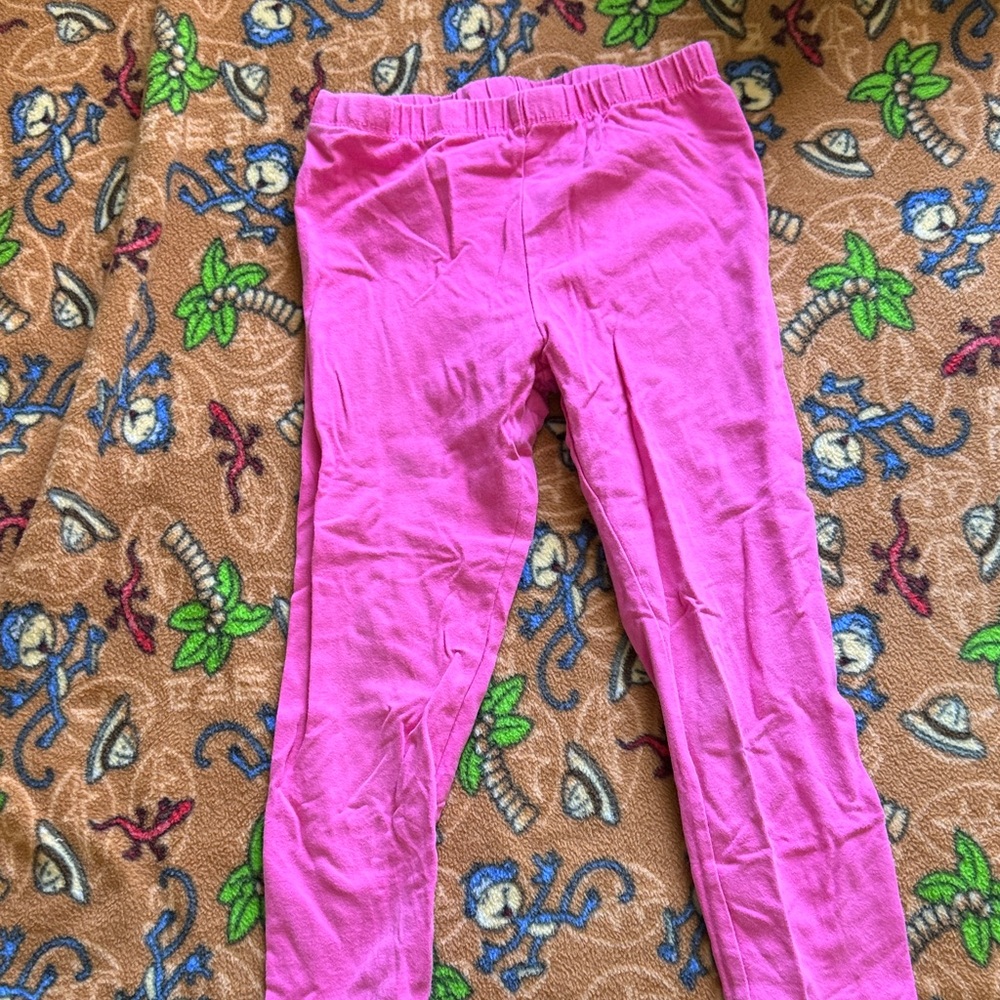 The Children's Place Bright Pink Elastic-Waist Leggings